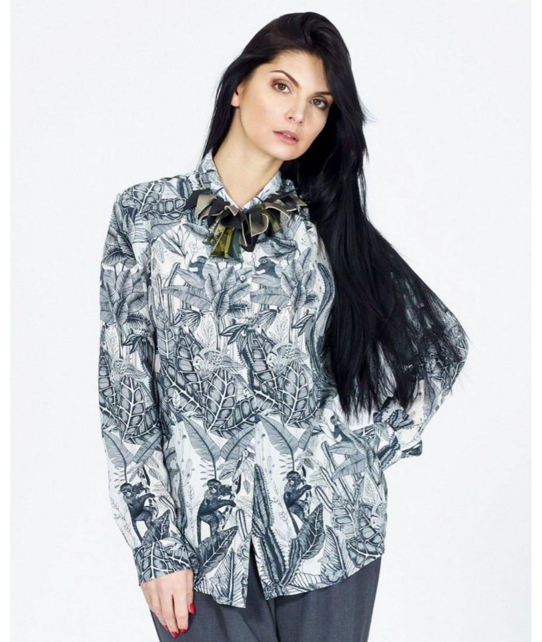 MAX MARA Мульти шелковая рубашка, фото 5