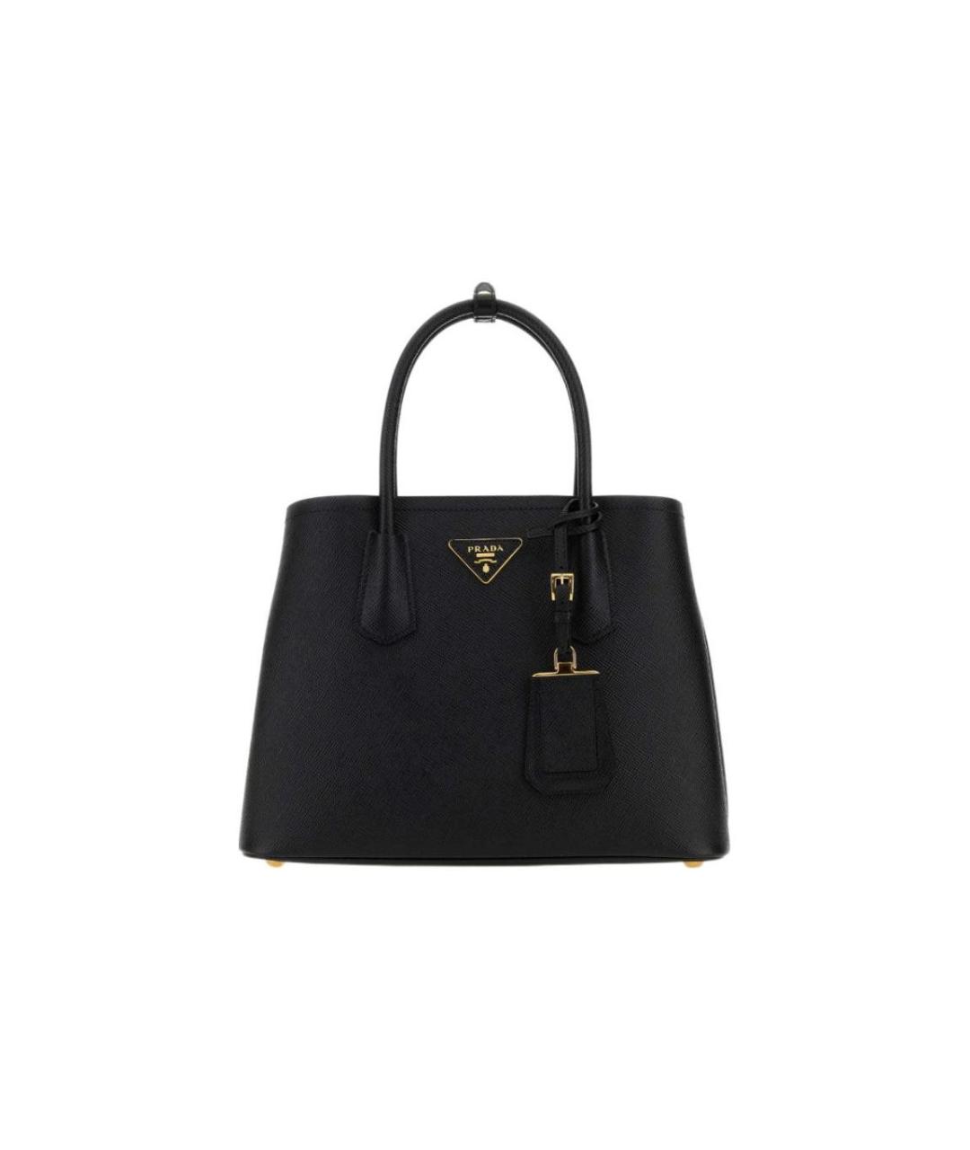 PRADA Черная кожаная сумка через плечо, фото 1