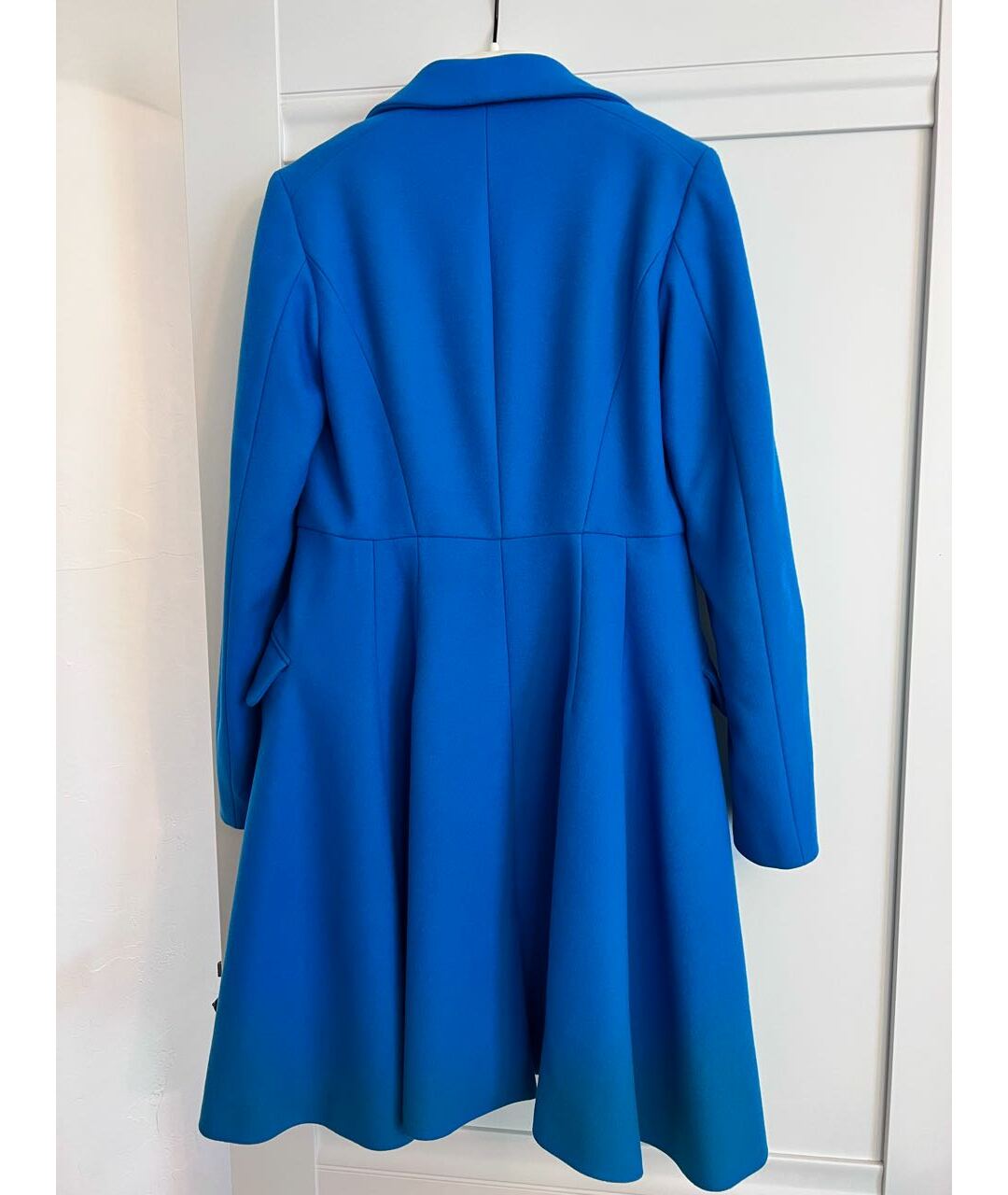 VERSACE COLLECTION Синее шерстяное пальто, фото 2