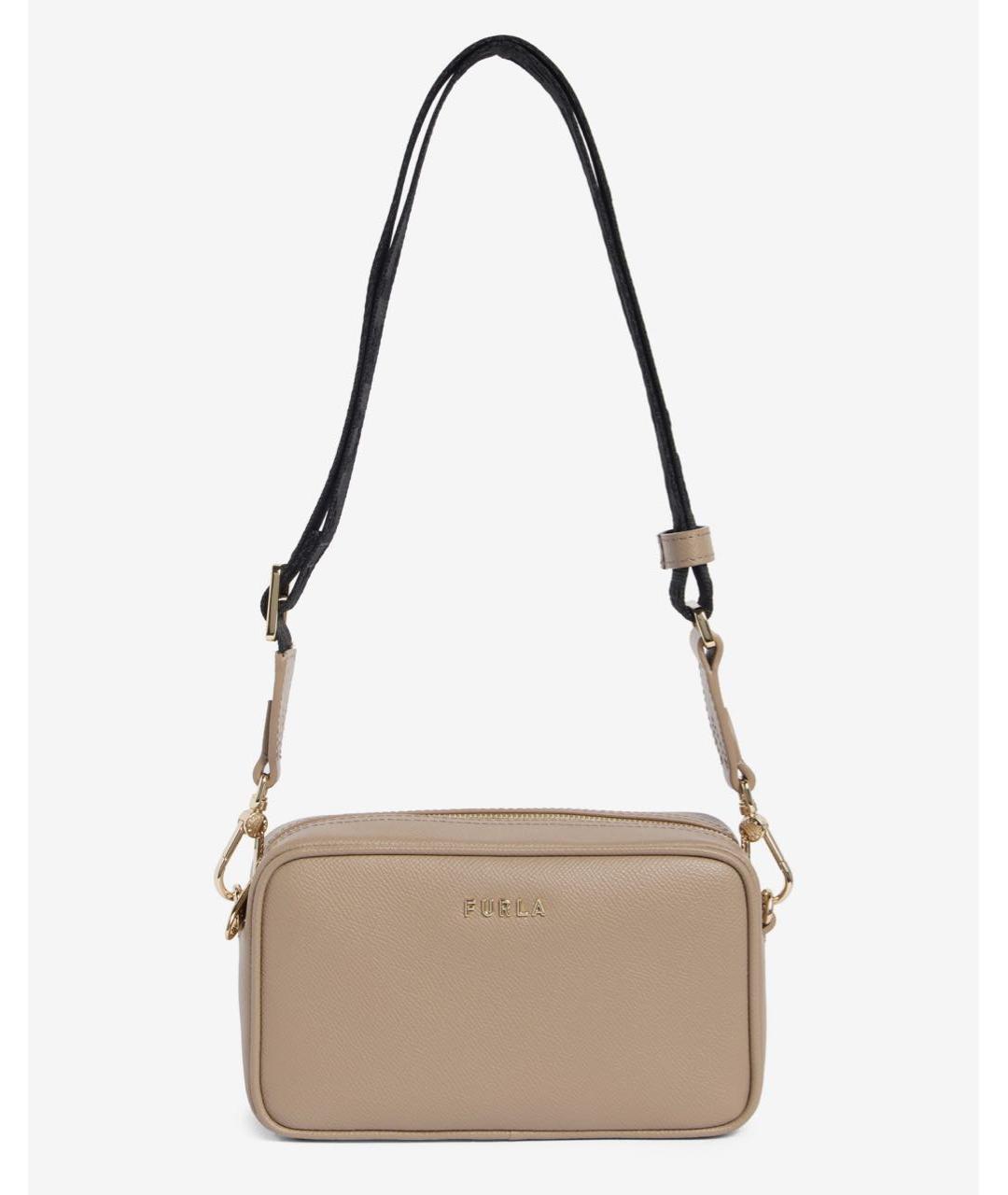 FURLA Бежевая сумка через плечо, фото 5