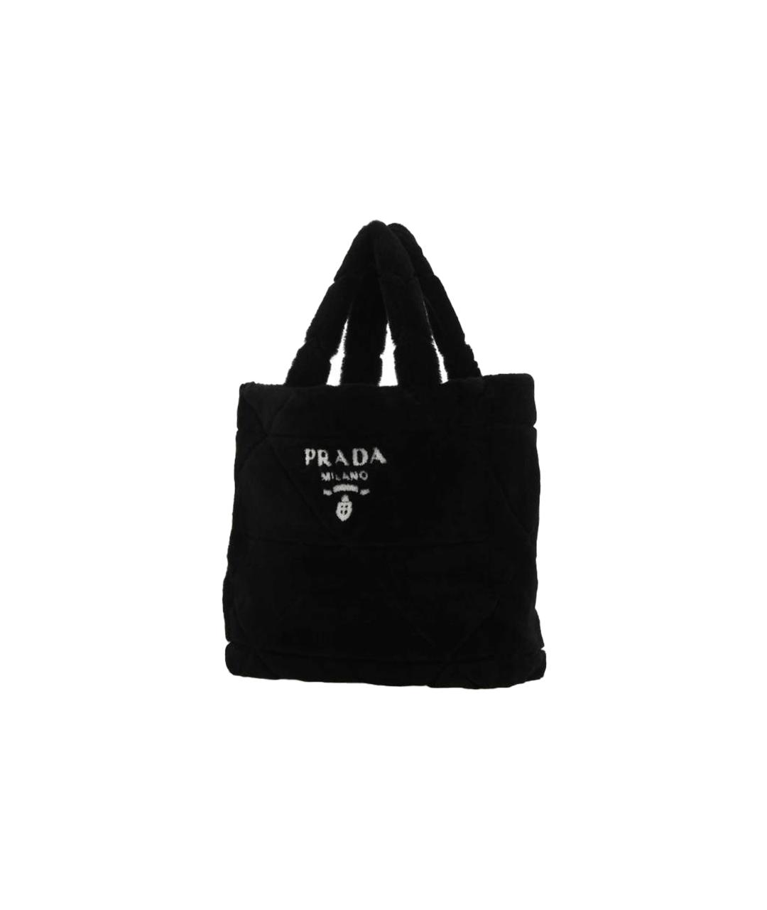 PRADA Черная сумка с короткими ручками, фото 2