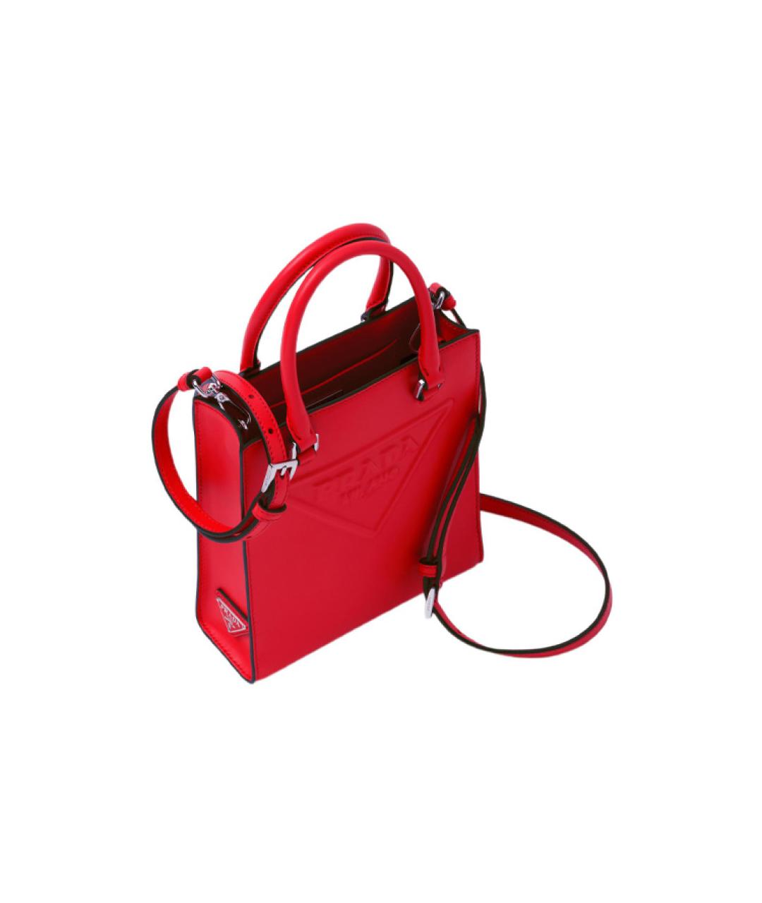 PRADA Красная сумка с короткими ручками, фото 2