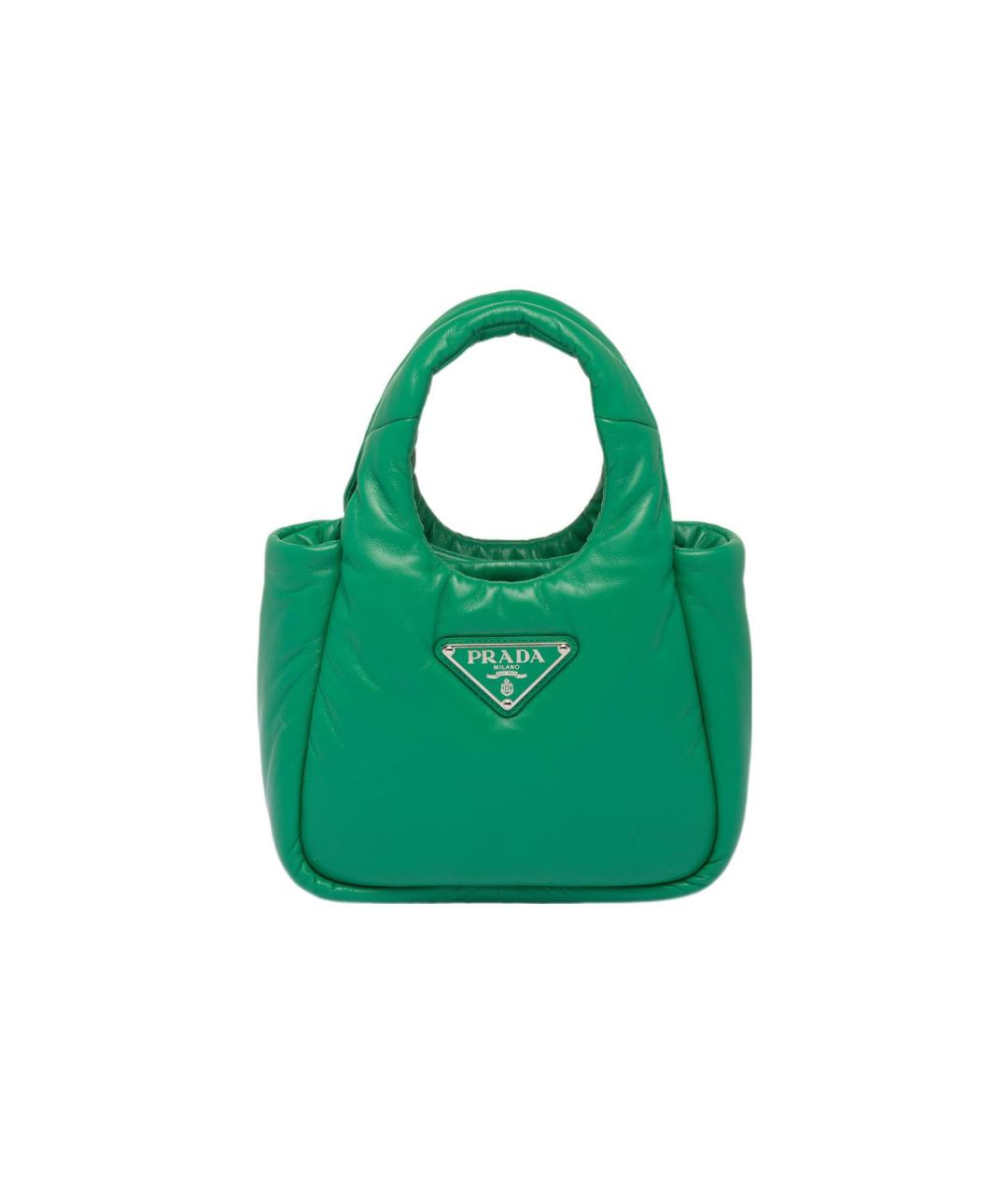 PRADA Зеленая сумка с короткими ручками, фото 1
