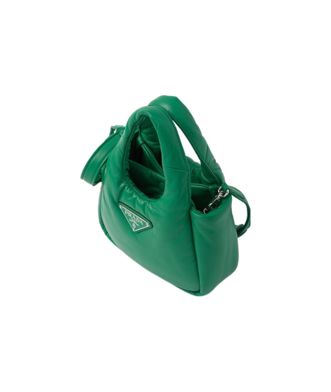 PRADA Зеленая сумка с короткими ручками, фото 2