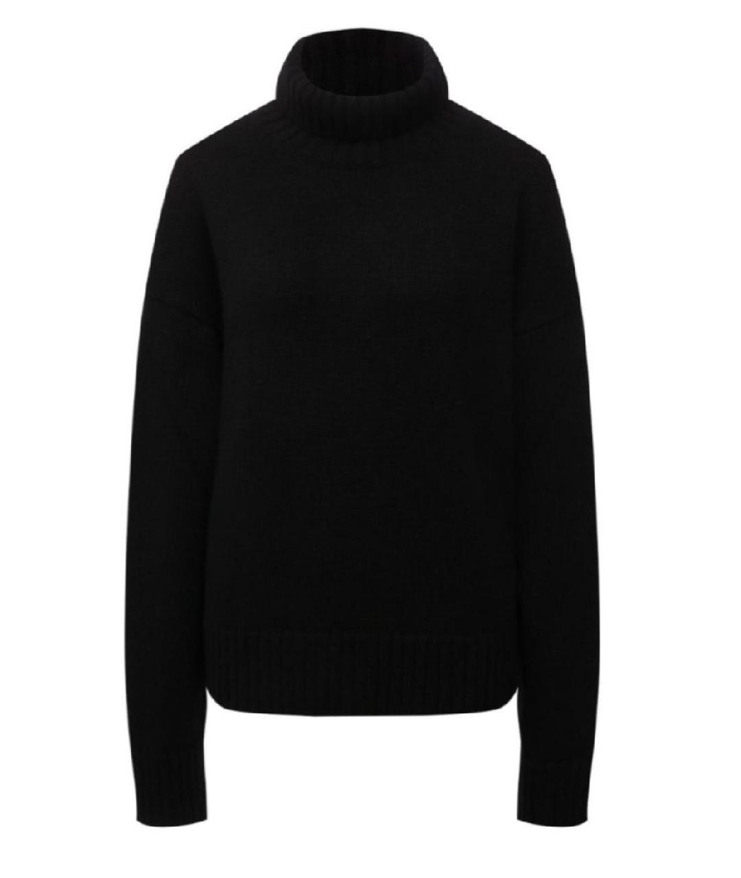 JIL SANDER Черный кашемировый джемпер / свитер, фото 1