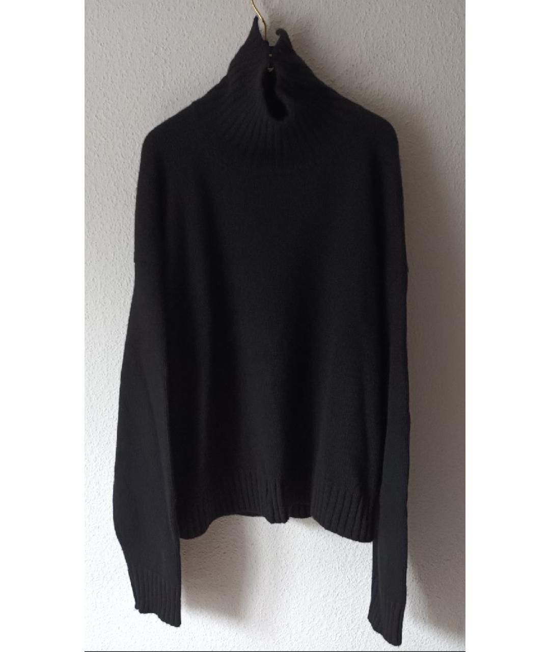 JIL SANDER Черный кашемировый джемпер / свитер, фото 2