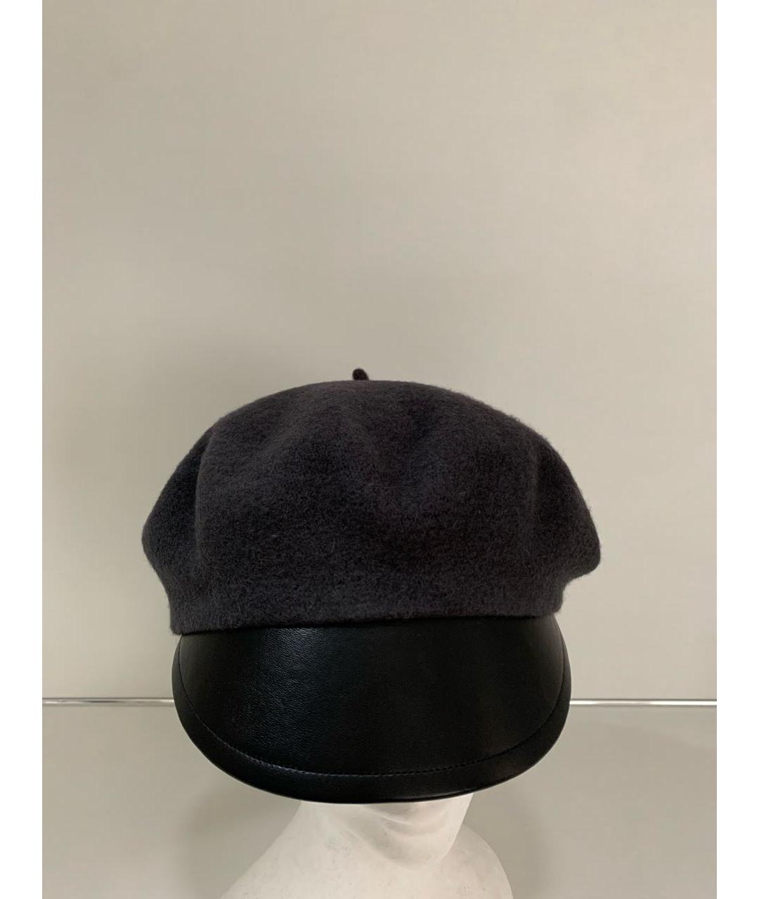 CHRISTIAN DIOR Серая шерстяная кепка, фото 2