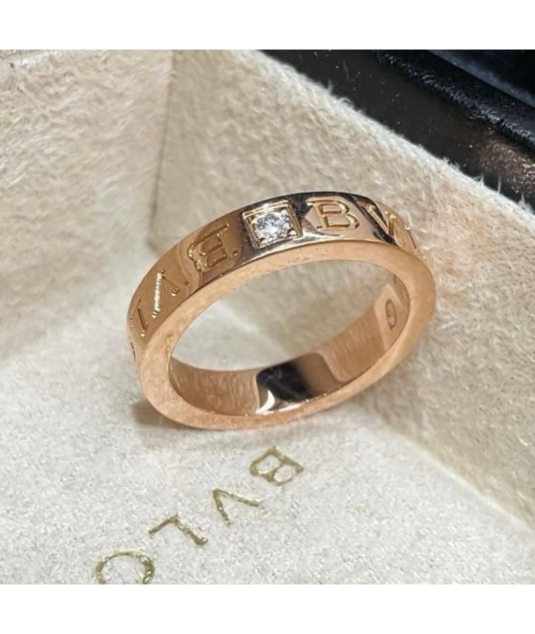 BVLGARI Розовое кольцо из розового золота, фото 4