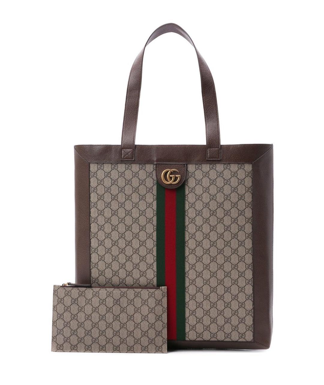 GUCCI Коричневая сумка тоут, фото 1