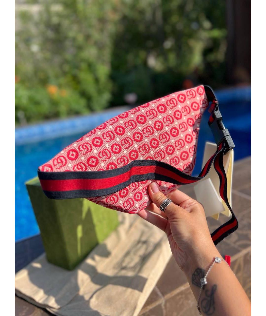 GUCCI Красная сумка, фото 5