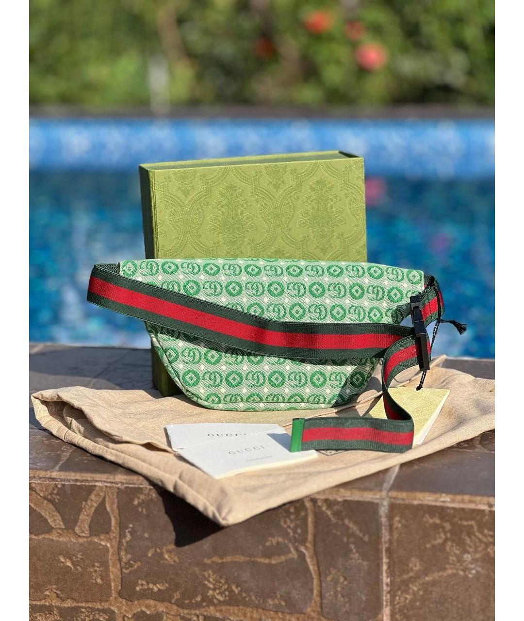 GUCCI Зеленая сумка, фото 3