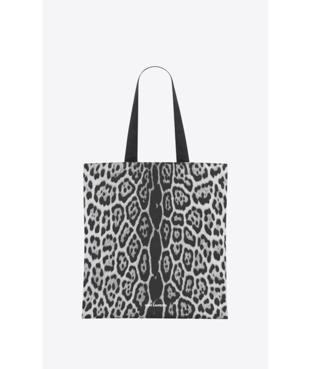 SAINT LAURENT Серая сумка тоут, фото 3