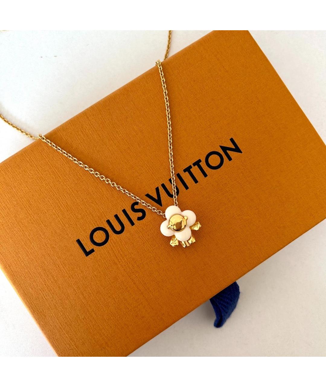 LOUIS VUITTON Золотое колье, фото 6