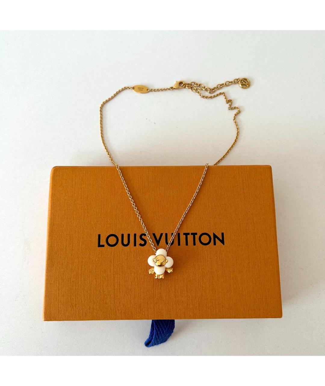 LOUIS VUITTON Золотое колье, фото 2