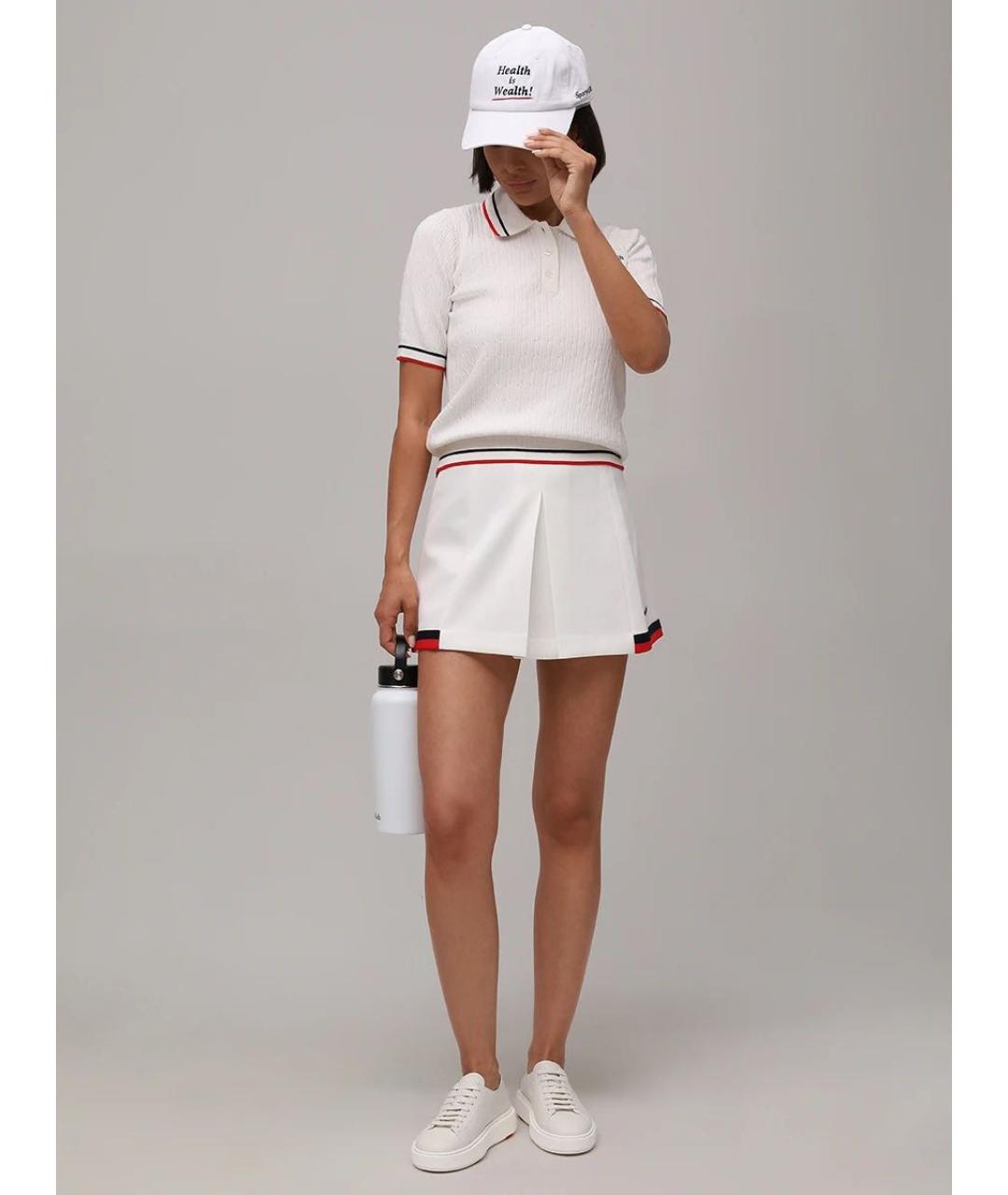 SPORTY AND RICH Белая вискозная футболка, фото 8