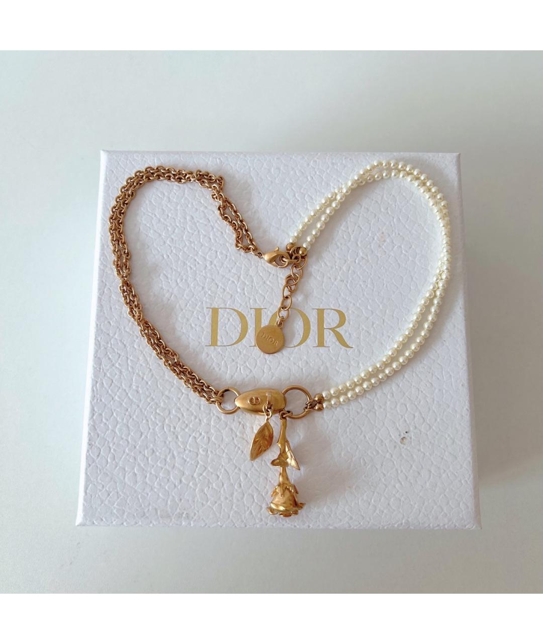 CHRISTIAN DIOR Золотое колье, фото 2