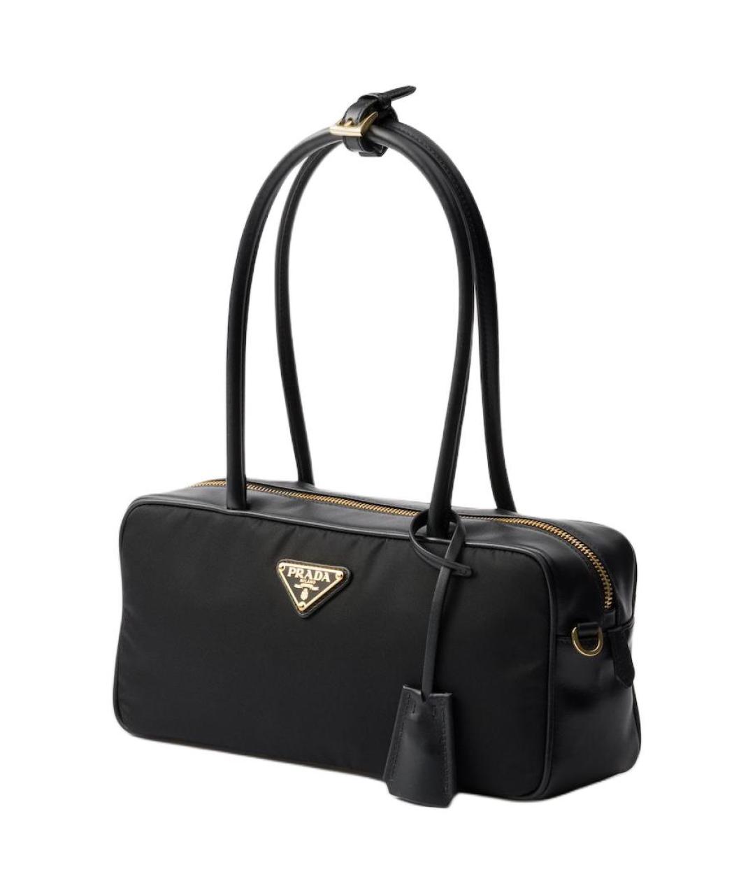 PRADA Черная сумка с короткими ручками, фото 2