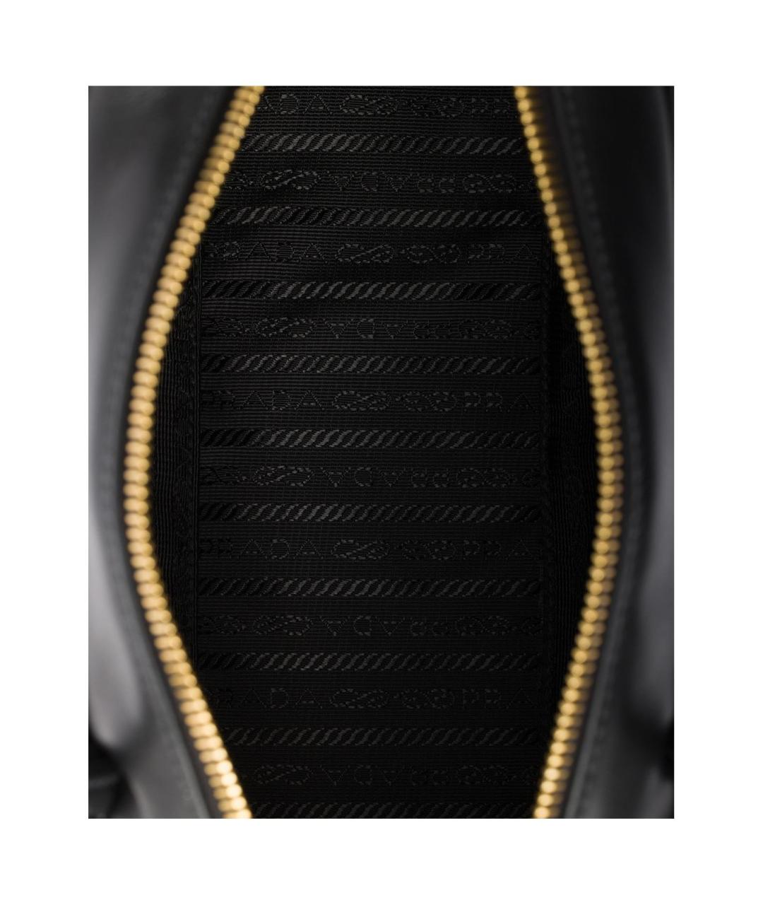 PRADA Черная сумка с короткими ручками, фото 4