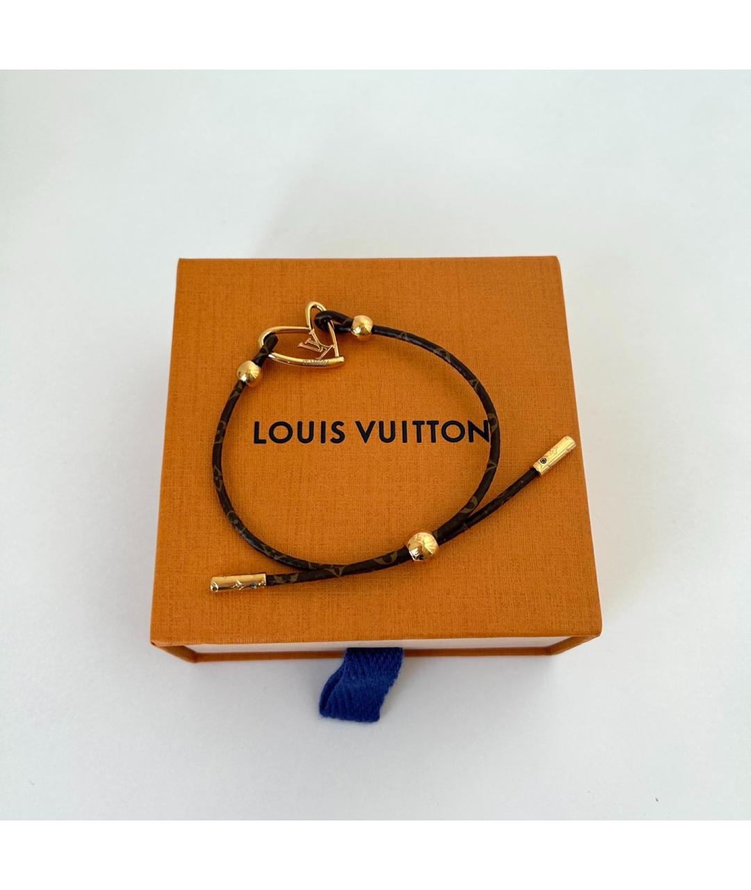 LOUIS VUITTON Коричневый браслет, фото 5