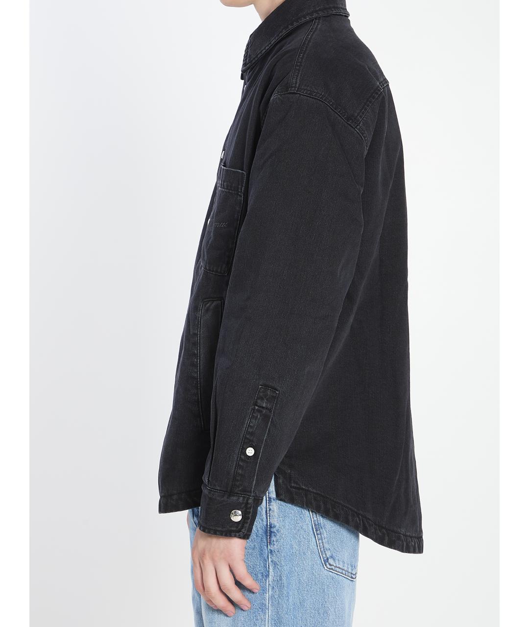 JACQUEMUS Черная хлопковая куртка, фото 4