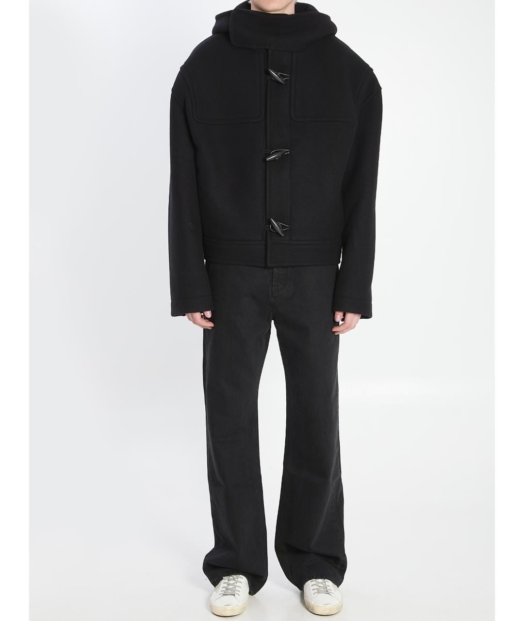 JACQUEMUS Черное пальто, фото 5