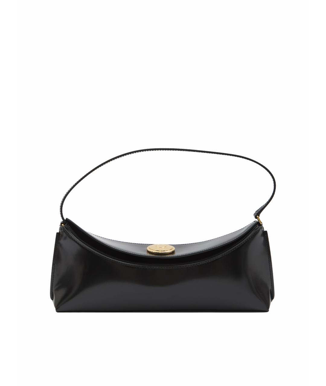 JACQUEMUS Черная кожаная сумка через плечо, фото 1