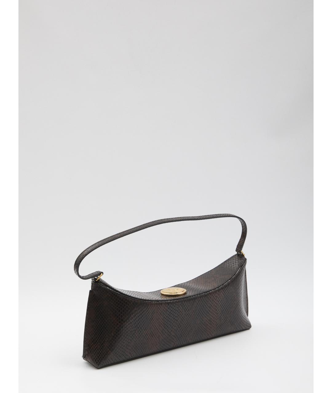 JACQUEMUS Коричневая кожаная сумка через плечо, фото 2