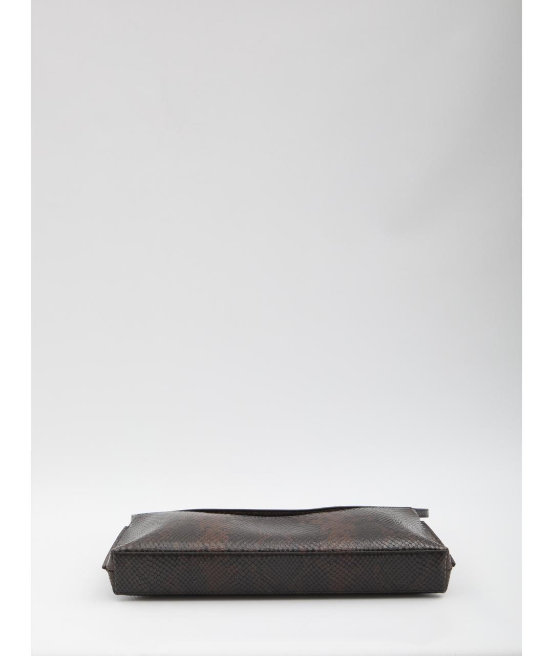 JACQUEMUS Коричневая кожаная сумка через плечо, фото 3