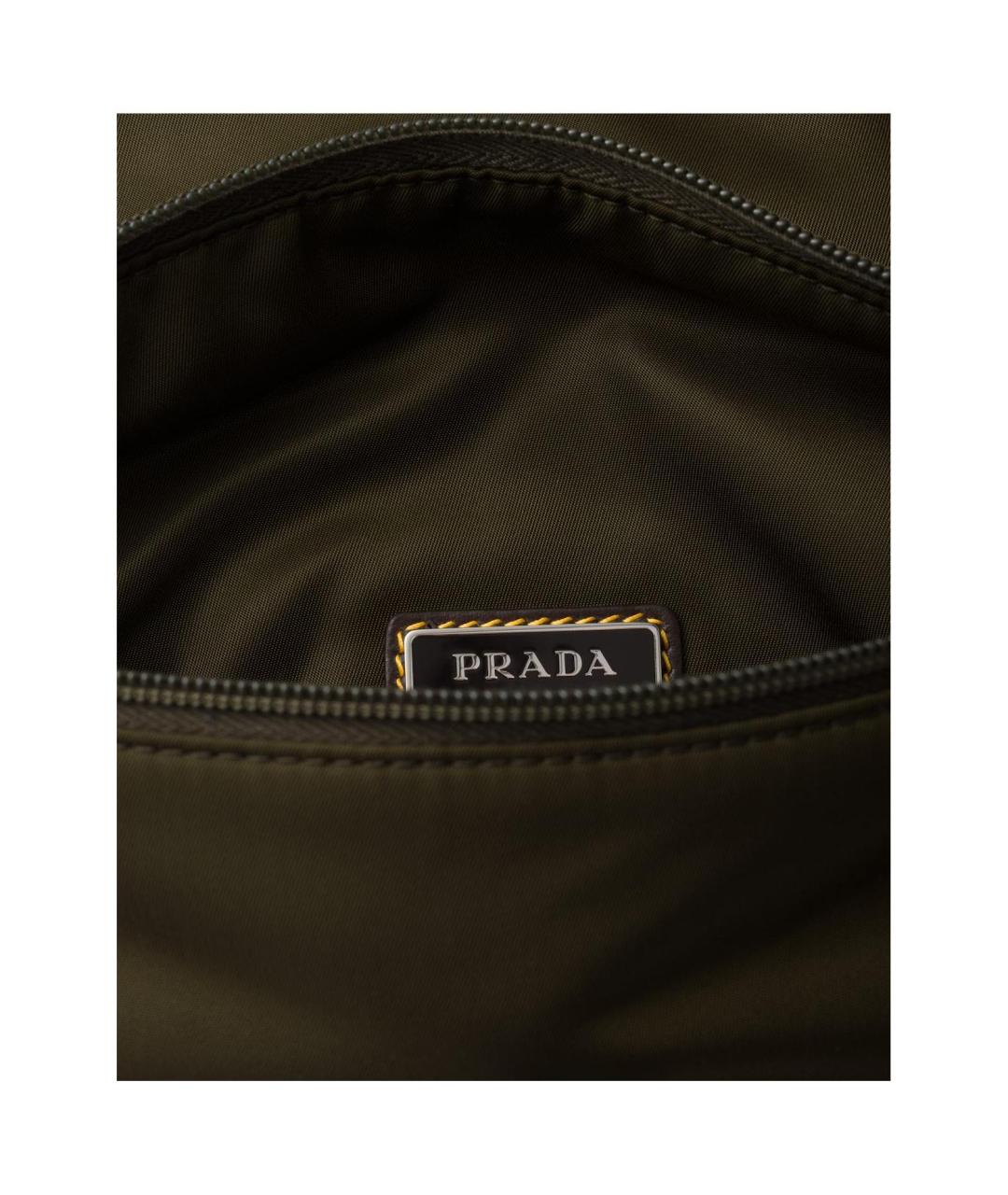 PRADA Хаки поясная сумка, фото 4