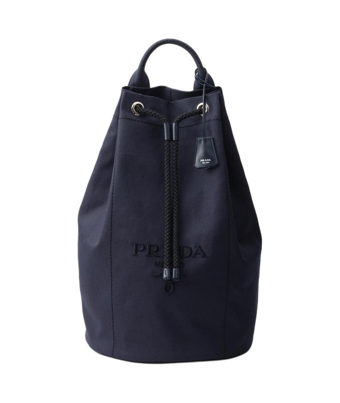 PRADA Темно-синяя сумка на плечо, фото 1