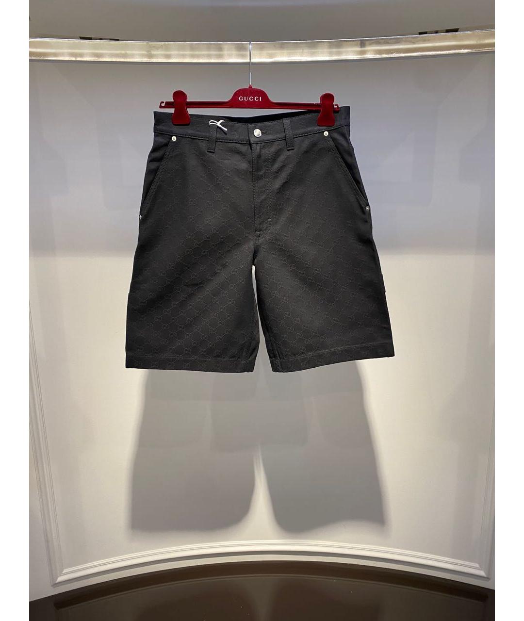 GUCCI Черные шорты, фото 2