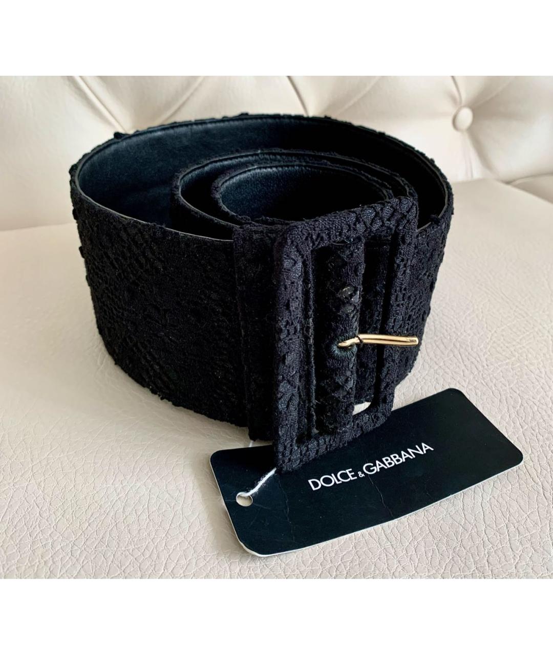 DOLCE&GABBANA Черный ремень, фото 8