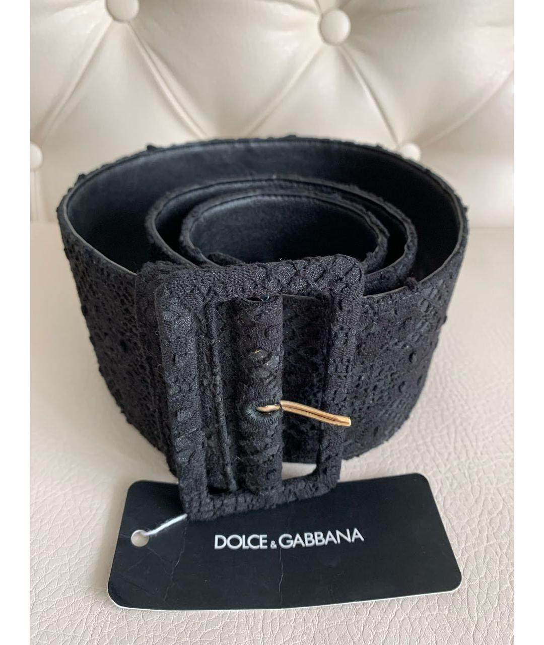DOLCE&GABBANA Черный ремень, фото 2