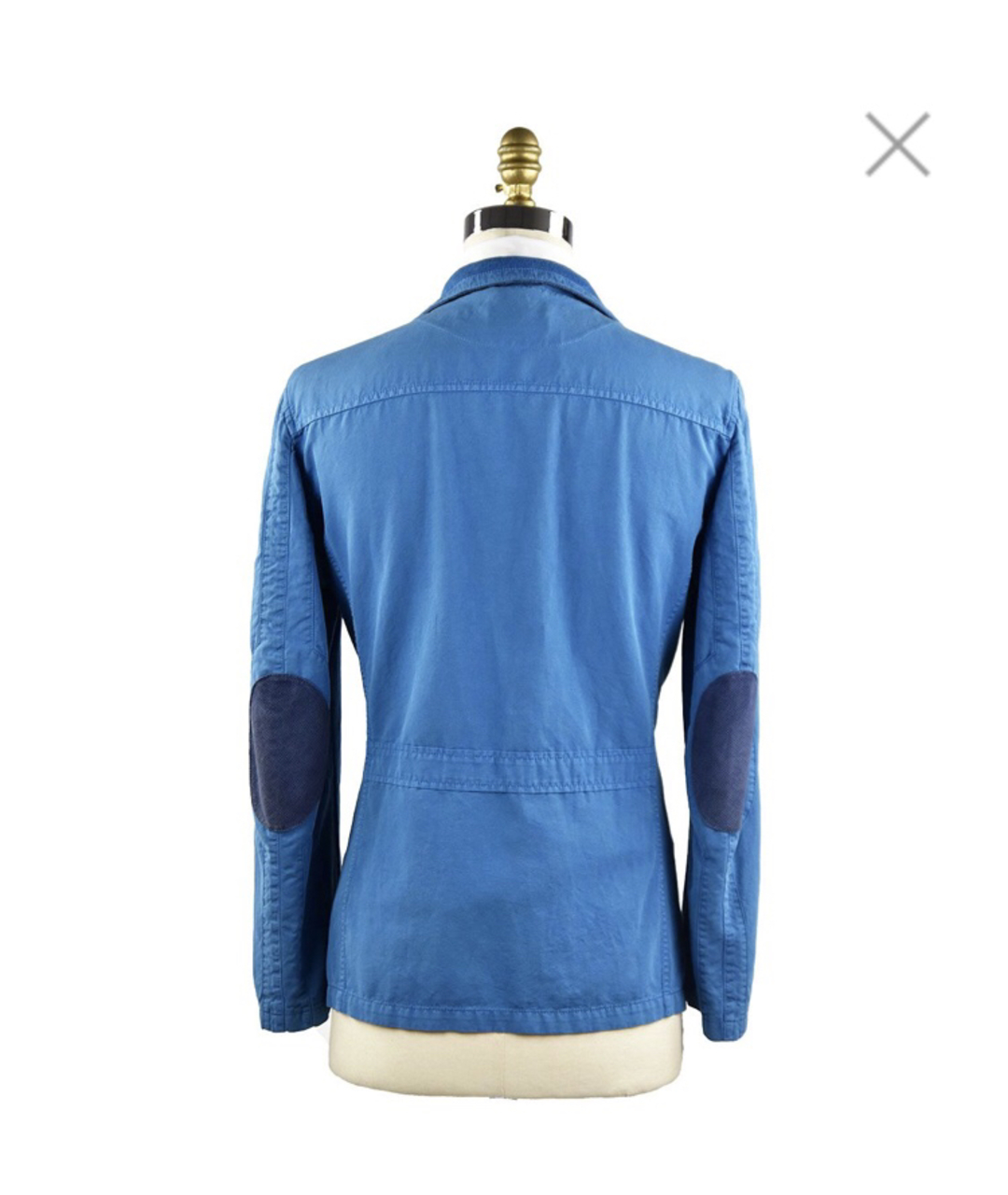 KITON Голубой хлопковый пиджак, фото 4