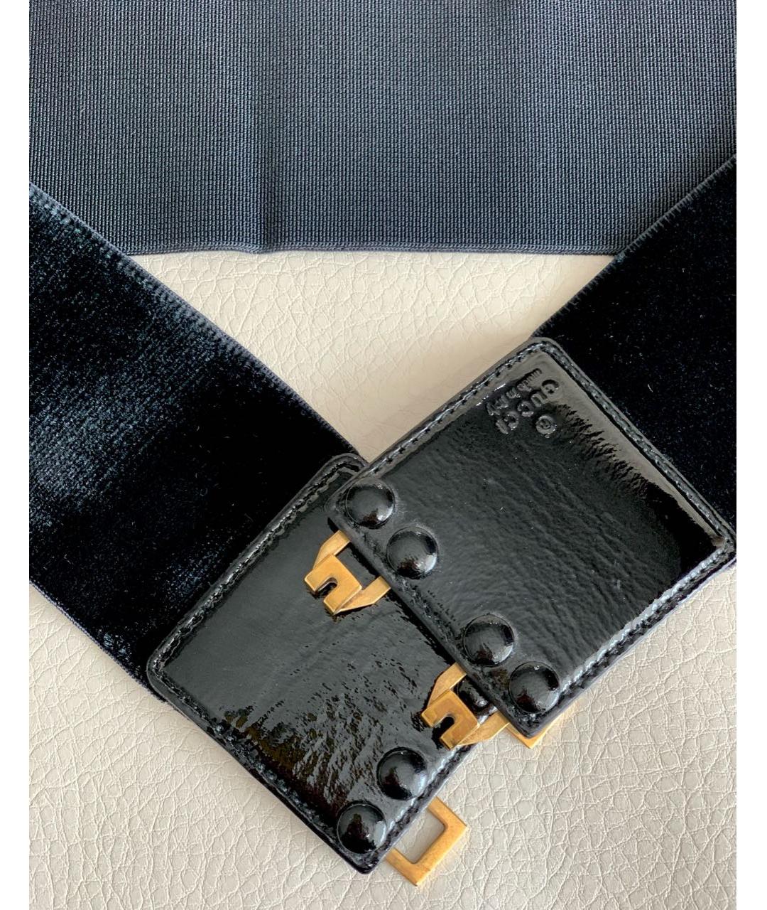 GUCCI Черный ремень, фото 2