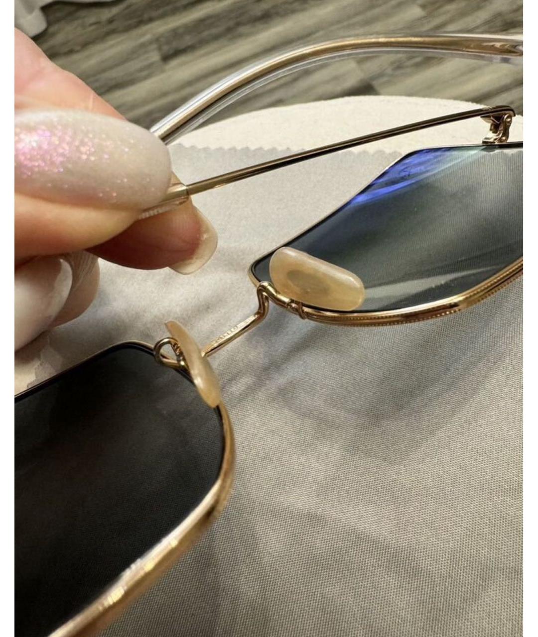 RAY BAN Мульти металлические солнцезащитные очки, фото 7
