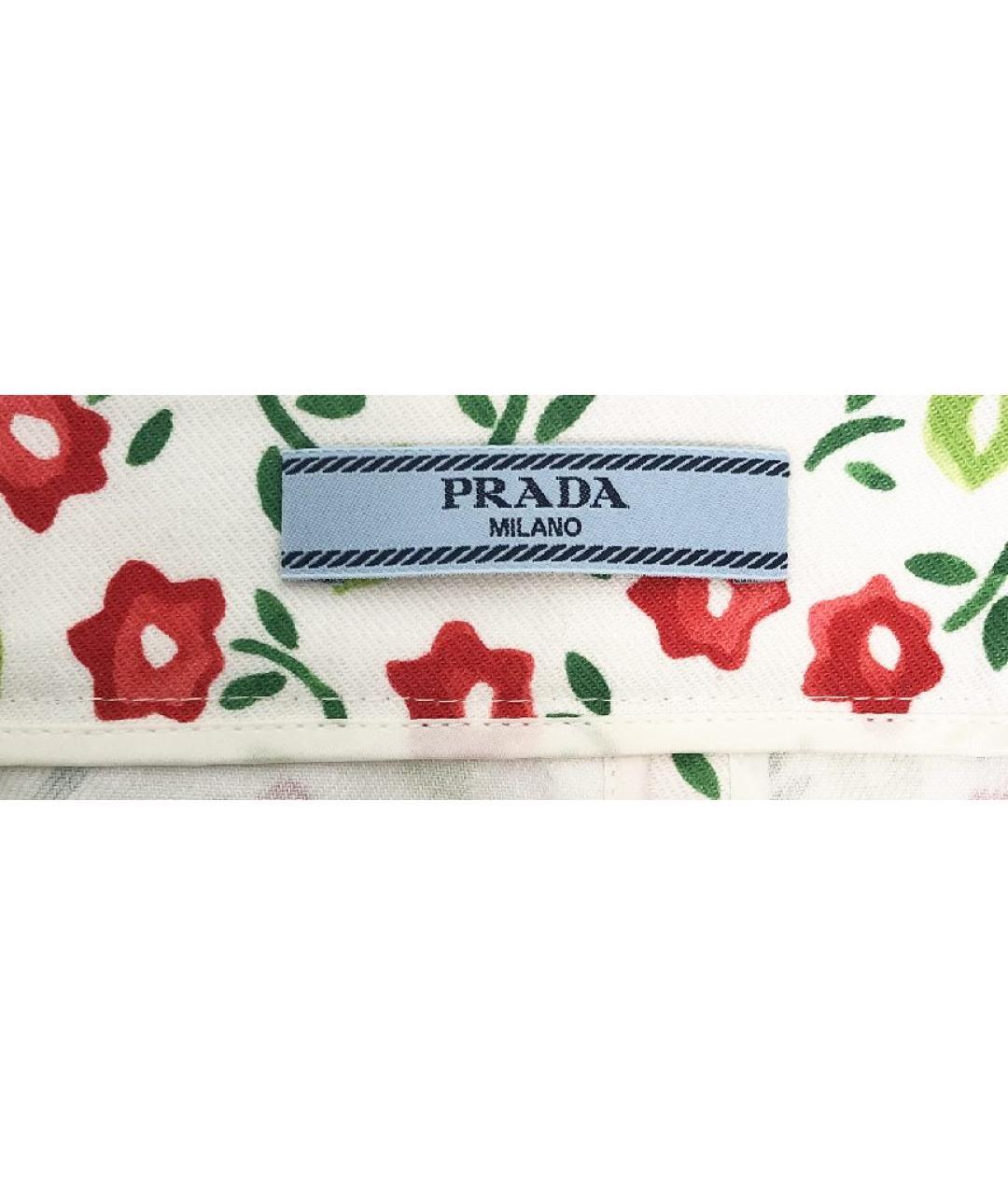 PRADA Хлопко-эластановая юбка миди, фото 5