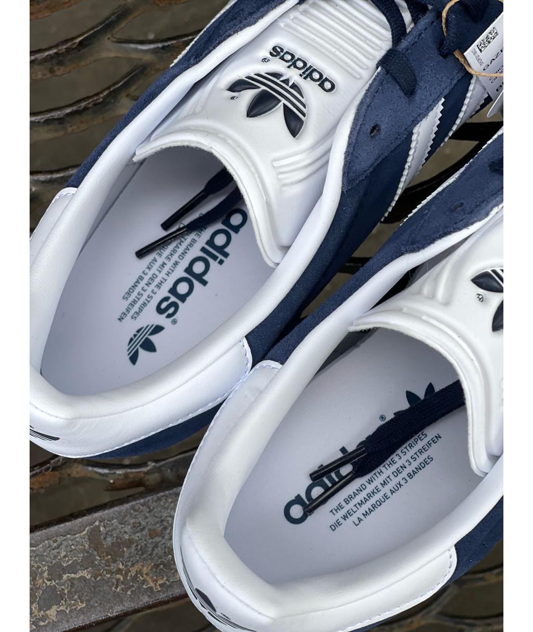 ADIDAS Темно-синие замшевые низкие кроссовки / кеды, фото 7