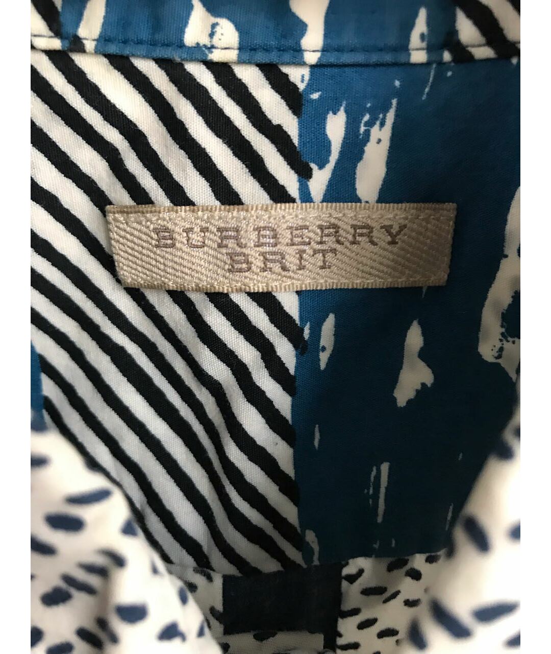 BURBERRY BRIT Мульти хлопковая кэжуал рубашка, фото 3