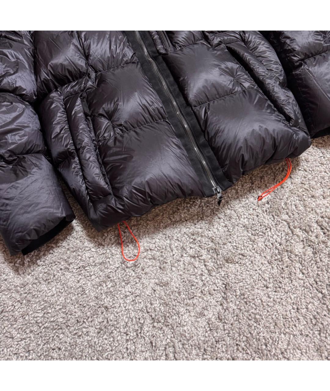 PARAJUMPERS Черный полиуретановый пуховик, фото 5