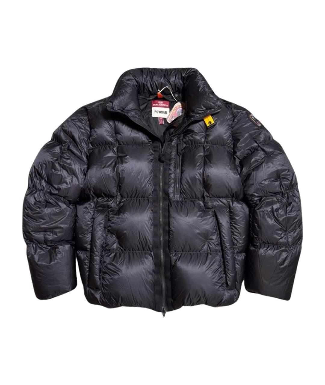 PARAJUMPERS Черный полиуретановый пуховик, фото 1