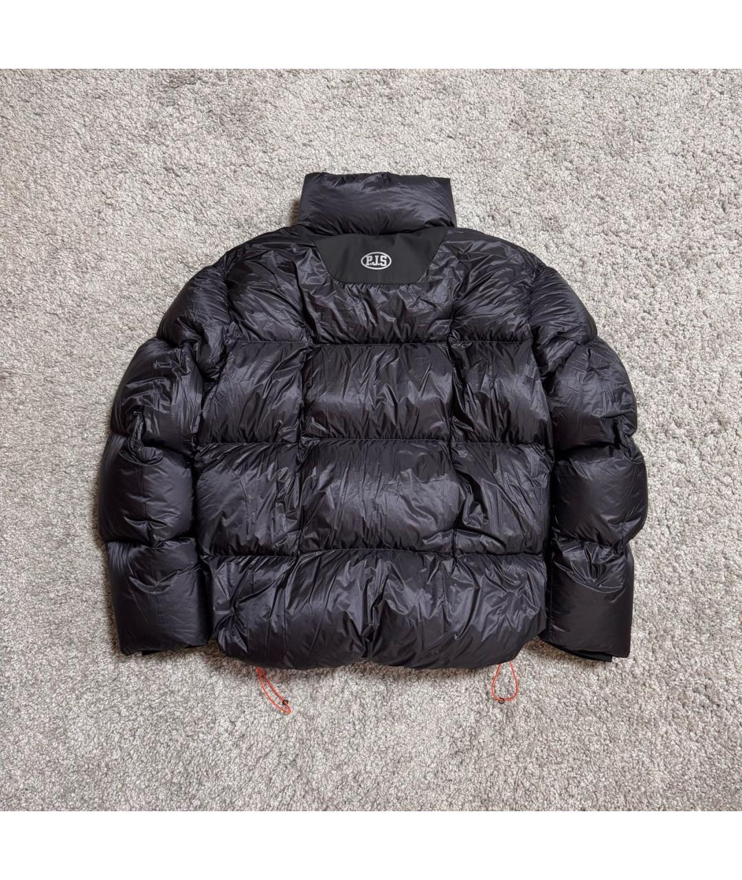 PARAJUMPERS Черный полиуретановый пуховик, фото 2
