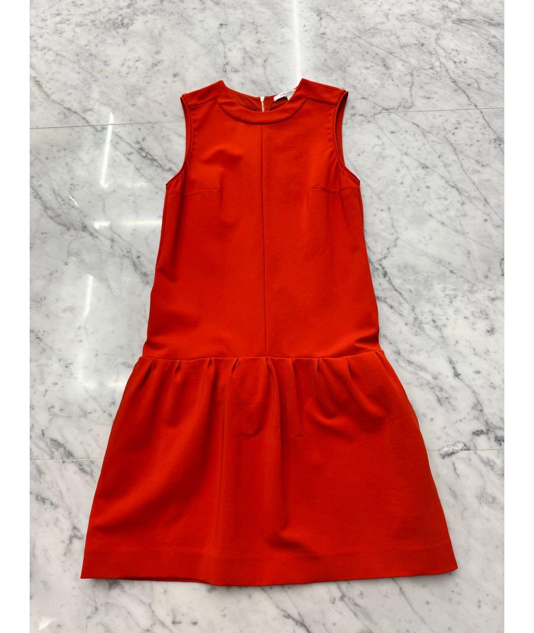 DIANE VON FURSTENBERG Красное вискозное повседневное платье, фото 5