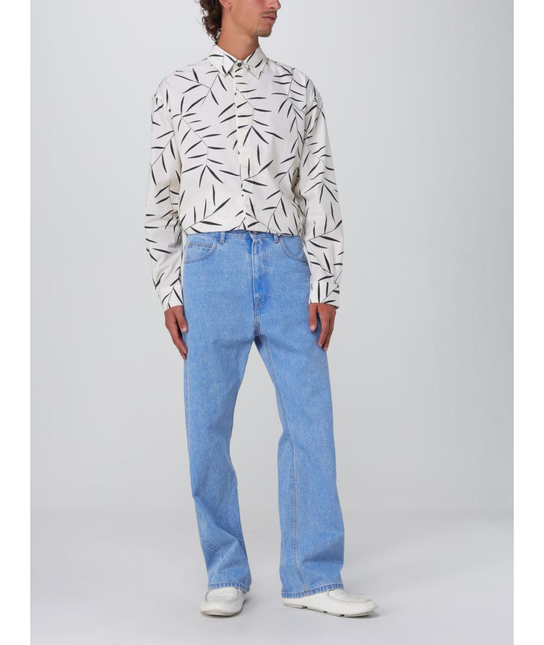 JACQUEMUS Белая кэжуал рубашка, фото 4