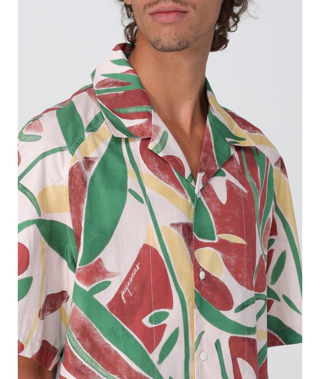JACQUEMUS Мульти хлопковая кэжуал рубашка, фото 6