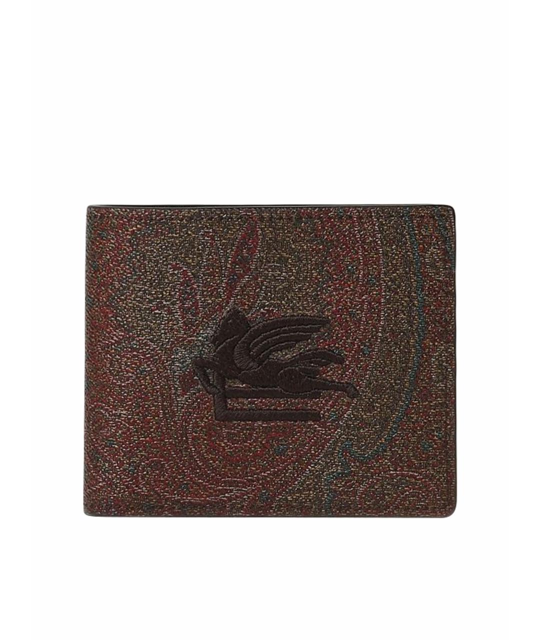 ETRO Коричневый кошелек, фото 1