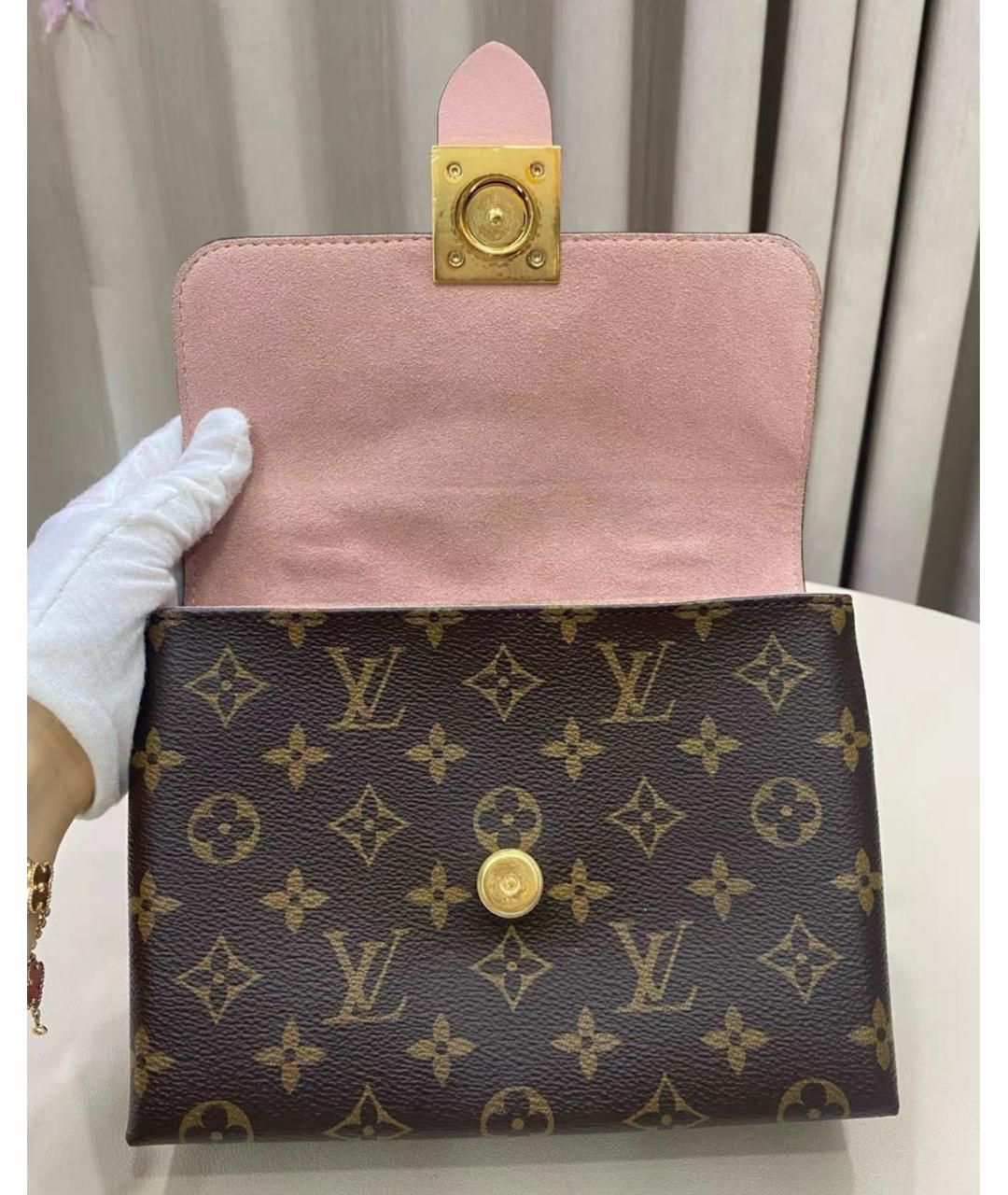 LOUIS VUITTON Розовая сумка с короткими ручками, фото 5