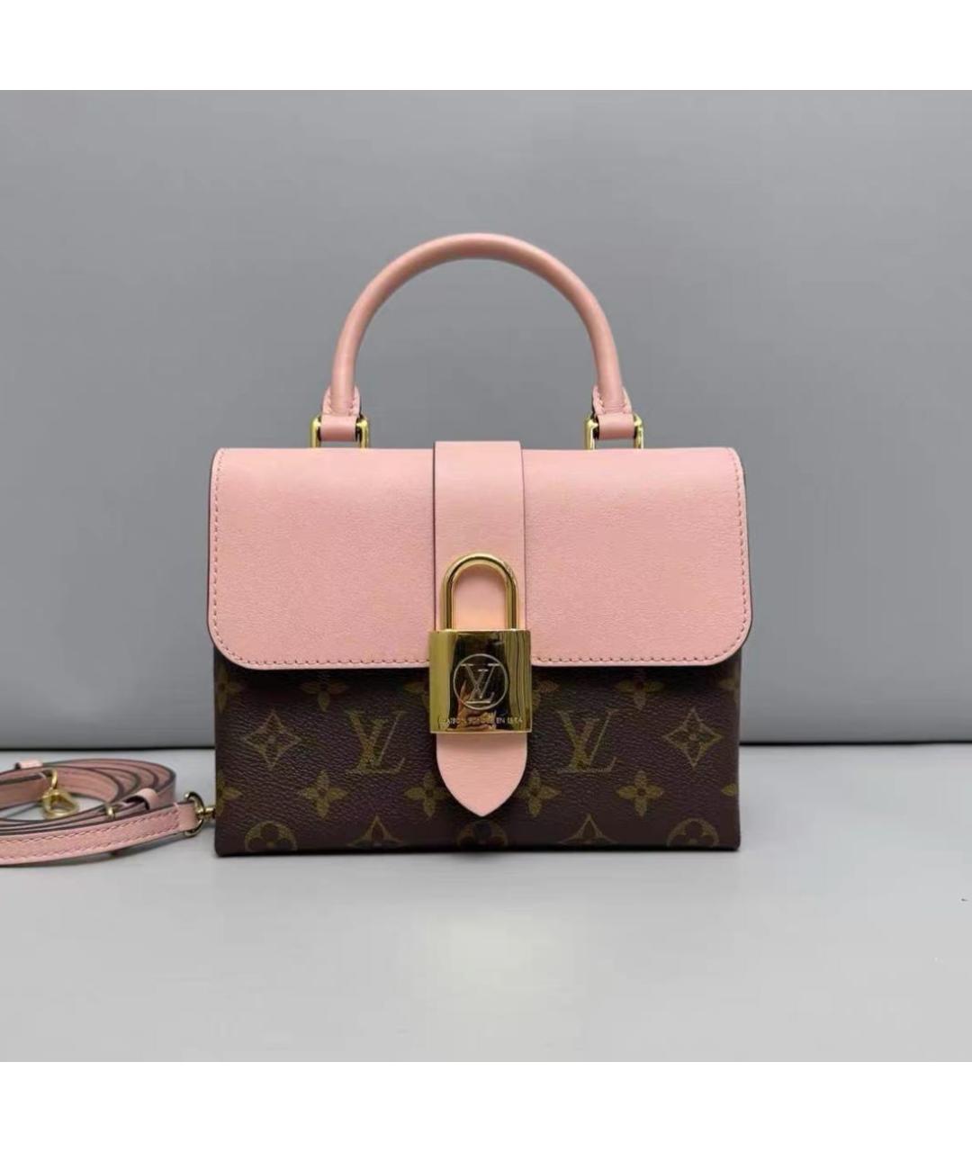 LOUIS VUITTON Розовая сумка с короткими ручками, фото 7