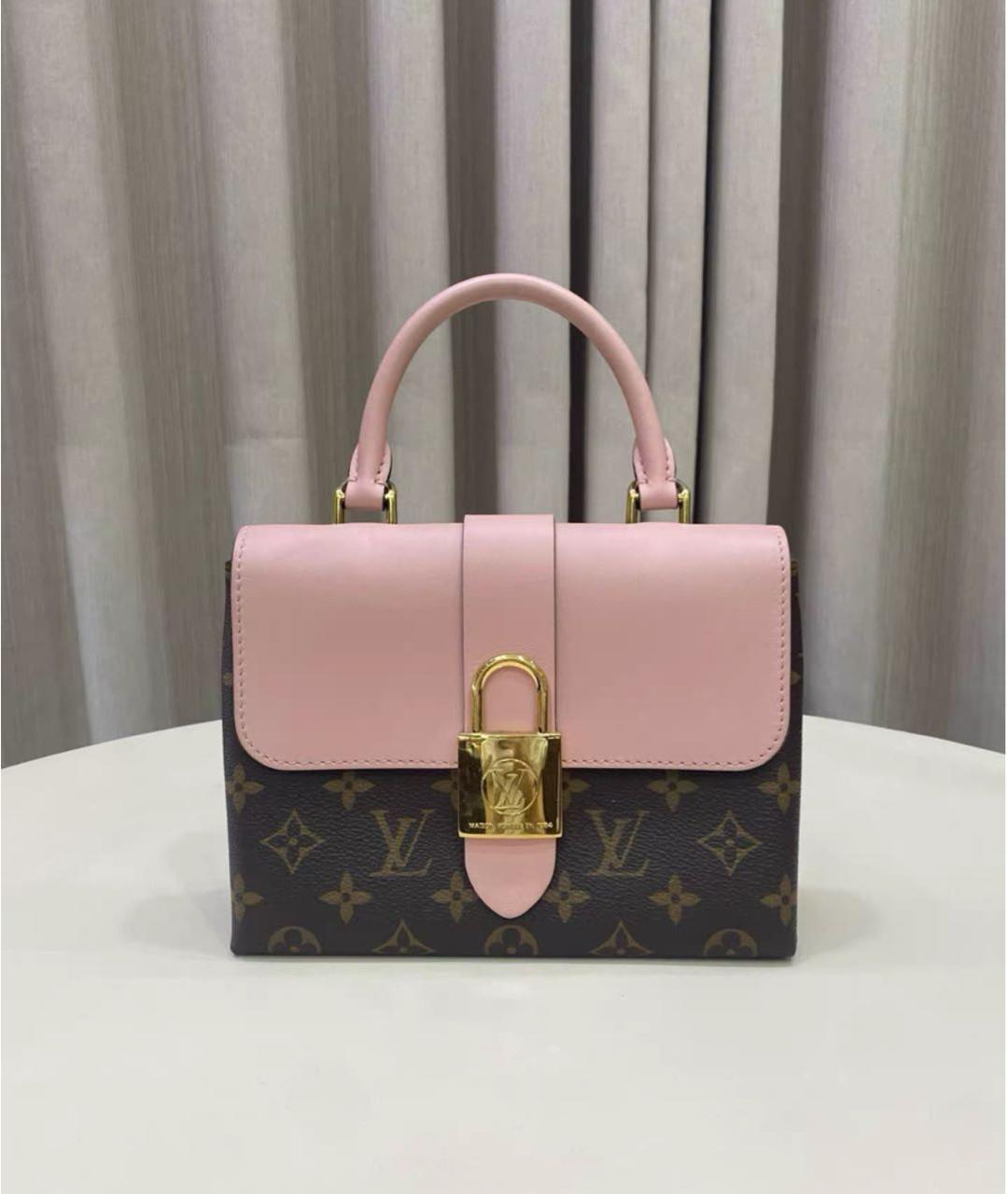 LOUIS VUITTON Розовая сумка с короткими ручками, фото 2