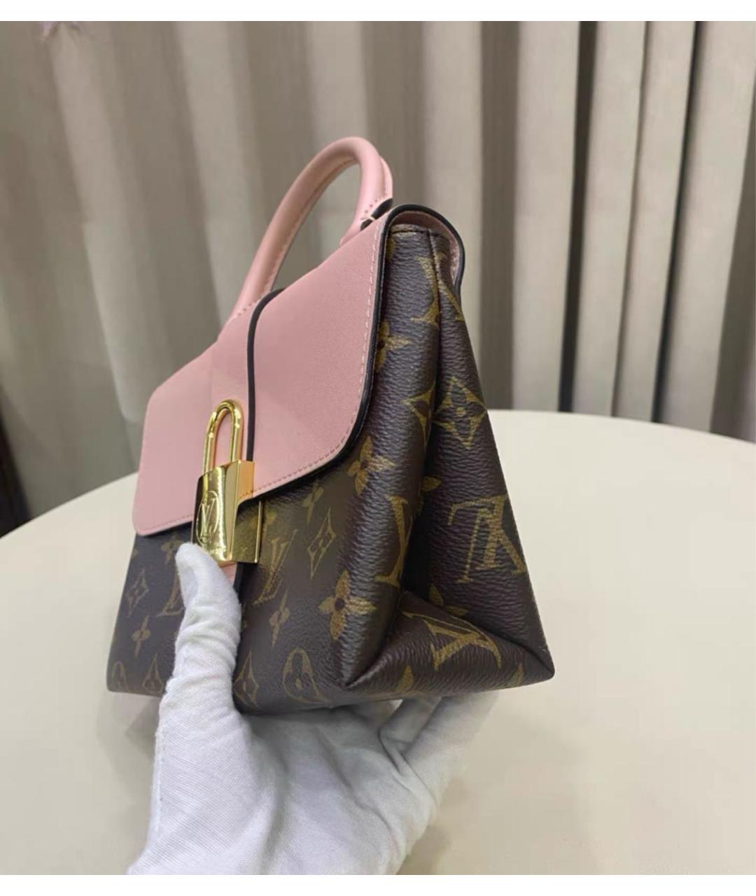 LOUIS VUITTON Розовая сумка с короткими ручками, фото 4